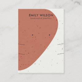 CARTÃO DE VISITA TELA DE LONGA ORELHA DE TERRACOTA CERAMIC