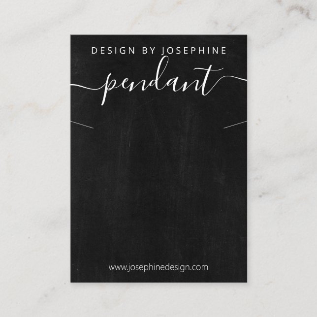 Cartão De Visita Tela do Colar do Teclado (Frente)