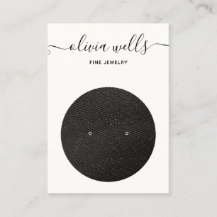 Cartão De Visita Tela do Scripts de Assinatura de Branco Preto