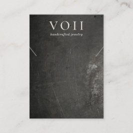 Cartão De Visita Tela legal do Colar Russo Negra