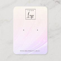 Tela Lilac Blush Yellow Wave Holographic Earration