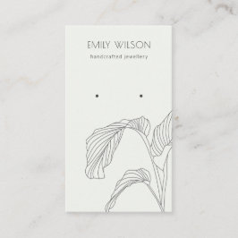 Cartão De Visita Tela Preta de Rascunho de Folha Branca