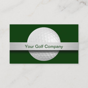 Cartão De Visita Tema de Bola de Golfe