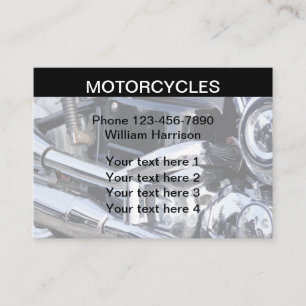 Cartão De Visita Tema de Moto Moderna