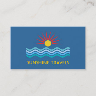 Cartão de visita temático de Sun