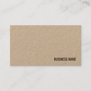 Cartão De Visita Tendência Elegante Moderna do Papel Real Kraft Pre