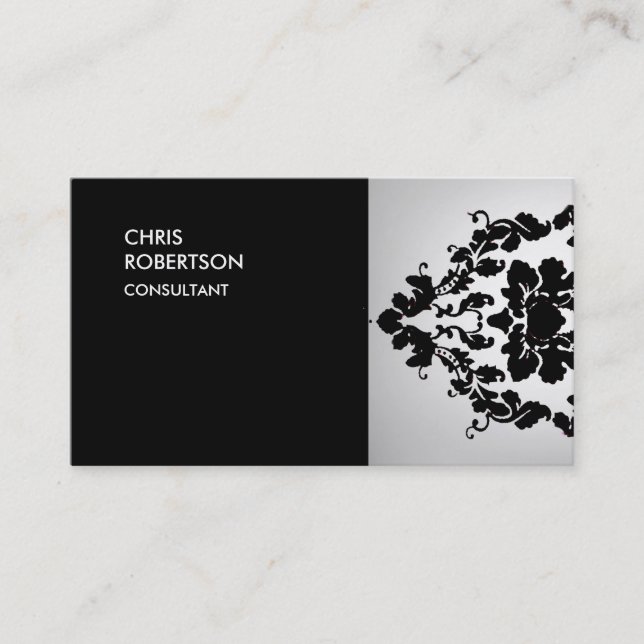 Cartão De Visita Tendência Especial de Dano Ffloral (Frente)