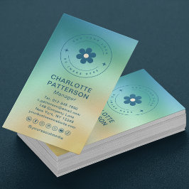 Cartão De Visita Tendência moderna de gradiente de Abstrato adicion