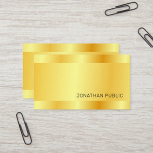 Cartão De Visita Tendência Moderna Elegante Simples Design