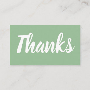 Cartão De Visita Tendência, obrigado moderno minimalista simples pa