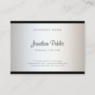 Cartão De Visita Tendy Modern Simple Design Modelo Elegante