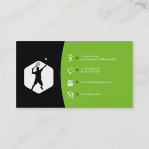 Cartão De Visita Tênis Coach   Ensinamentos Práticos dos Formadores