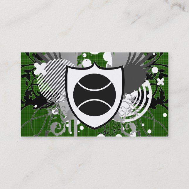 Cartão De Visita tênis de xadrez hi-fi (Frente)