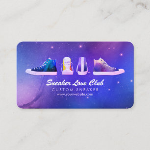 Cartão De Visita Tênis Esportivo Academia Esporte Night Nebula