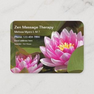Cartão De Visita Terapeuta de Massagem de Grande Formato
