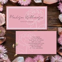 Terapeuta Estilista de Spa Floral Rosa Moderno Peô