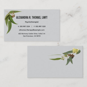 Cartão De Visita Terapeuta Psicológico Conselheiro Familiar de Euca
