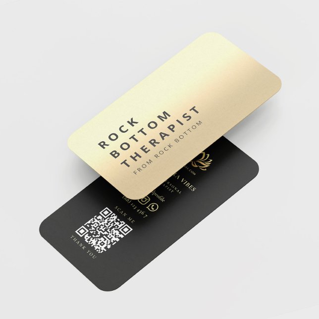 CARTÃO DE VISITA TERAPÊUTICA DE FUNDO PSICOLÓGICO MODERNO ROCK (Criador carregado)