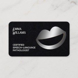 Cartão De Visita Terapêutica de Língua de Voz