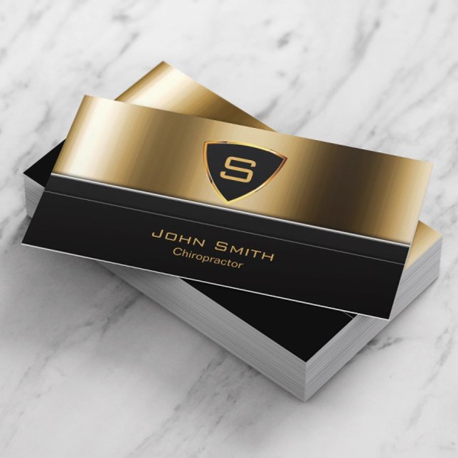 Cartão De Visita Terapêutica de Massagem de Chiropractor (Criador carregado)