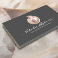 Terapêutica De Massagem De Pés Cinzas Elegantes Re