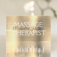 Terapêutica Dourada de Massagem Metálica