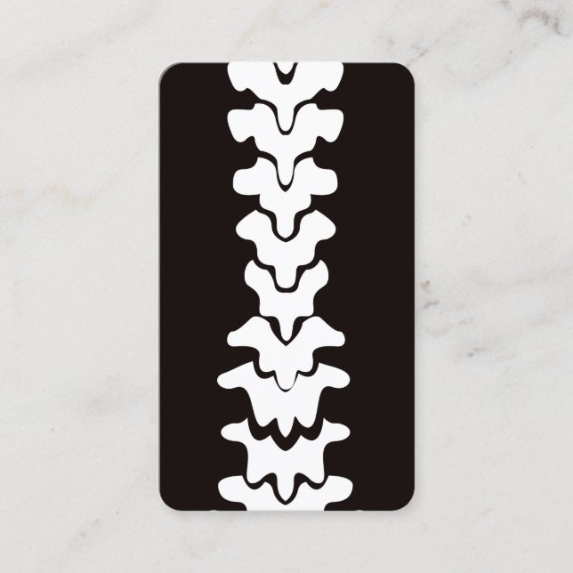 Cartão De Visita Terapêutica Manual Quiroprática (Frente)