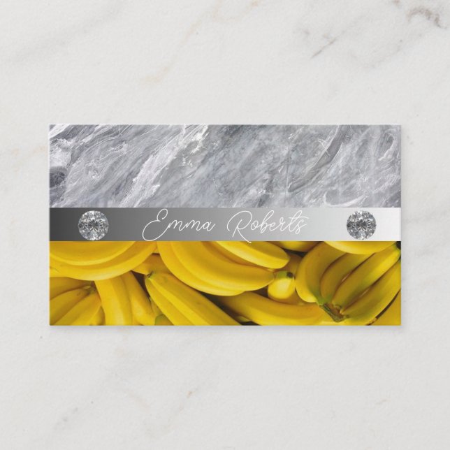 Cartão De Visita Terapêutica Nutricional Personalizada para Imagem  (Frente)