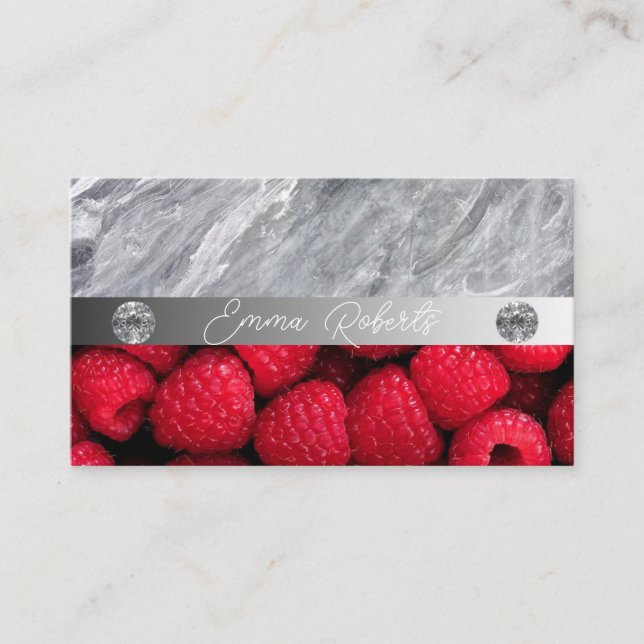 Cartão De Visita Terapêutica Nutricional Personalizada para Imagem  (Frente)