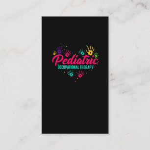 Cartão De Visita Terapêutica Pediátrica Profissional Arte Cardía