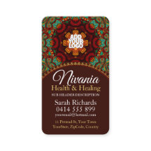 Terra da Nirvania Adicionar seu logotipo Mandala b