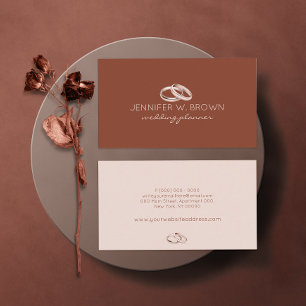 Cartão De Visita Terracotta Noivado Casamento Ring Jewelry
