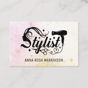 Cartão De Visita *~* Tesoura cardíaca Secador de Lobras Cardíacas