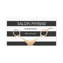 Tesoura Salão de Cabelo Preto e Branco