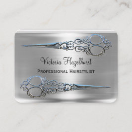 Cartão De Visita Tesouras dobro de Monroe da benevolência