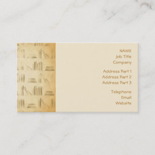 Cartão De Visita Teste padrão da estante. Fundo do olhar do estilo