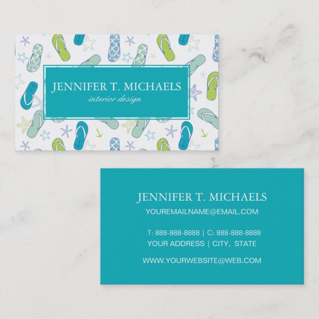 Cartão De Visita Teste padrão do falhanço de sacudir (Frente/Verso)