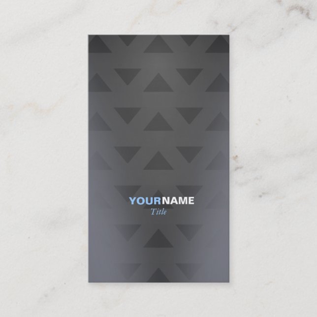 Cartão De Visita Teste padrão Metall de Groupon (Frente)