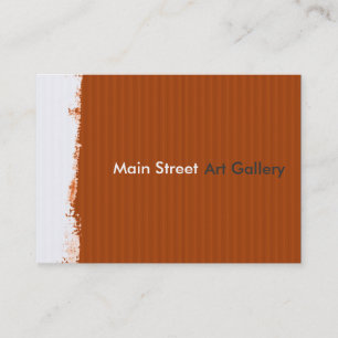 Cartão De Visita Teste padrão Painterly do abstrato da galeria da