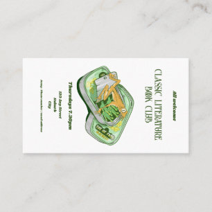 Cartão De Visita Testemunhas do Clube do Livro Shakespeare Macbeth