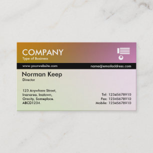 Cartão De Visita Tex Colorido - Gradientes Moles