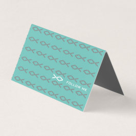 Cartão De Visita Texto de Jesus Peixe