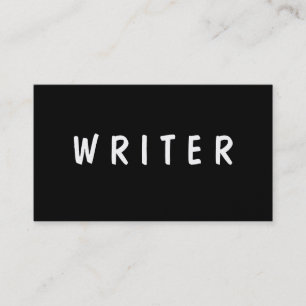 Cartão De Visita Texto do autor do escritor