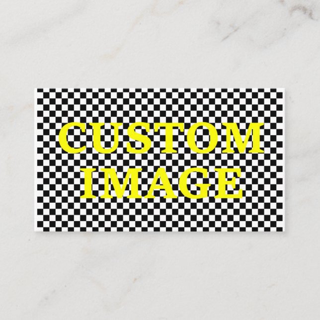 Cartão De Visita Texto feito sob encomenda da imagem e do costume (Frente)