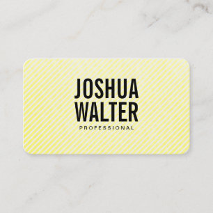 Cartão De Visita Texto Simples em negrito Textura Amarela