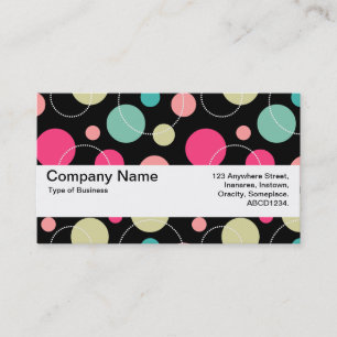 Cartão De Visita Textura Banda V2 - Pontos e círculos 150816