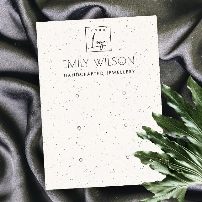 CARTÃO DE VISITA TEXTURA CERAMICA BRANCA TRÊS LOGOTIPOS DE EXIBIÇÃO (Criador carregado)