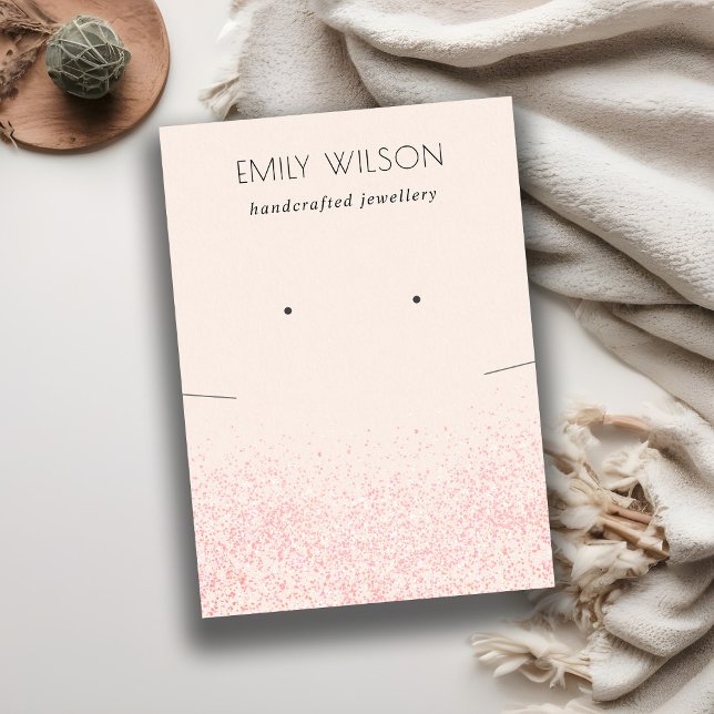 Cartão De Visita Textura Cinzenta Cinzenta Rosa Brilhante, Varrendo (Criador carregado)