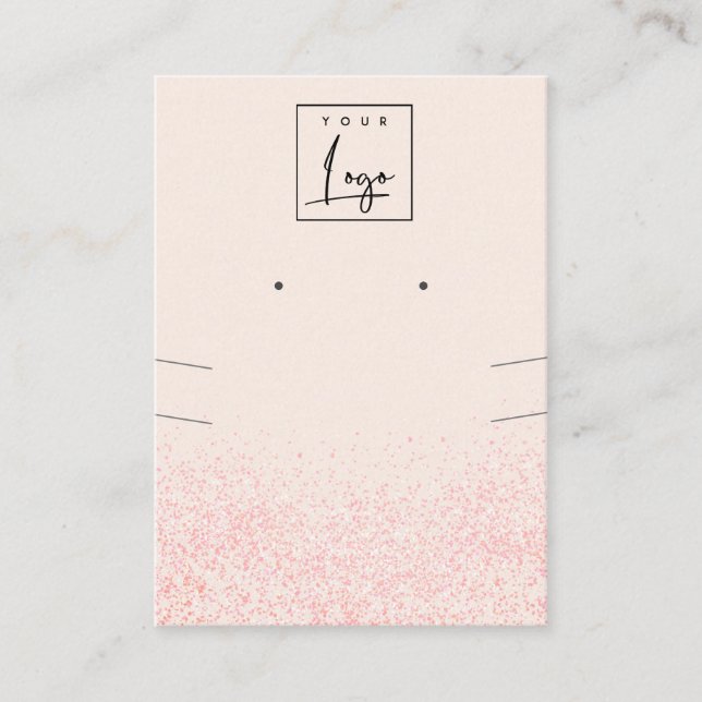 Cartão De Visita Textura Cinzenta Cinzenta Rosa Brilhante, Varrendo (Frente)