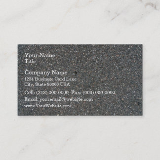 Cartão De Visita Textura Concreta com Pedras Pequenas